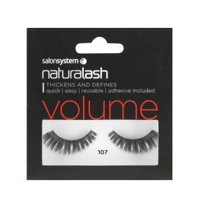 Salon System Naturalash 107 Black Strip Lash